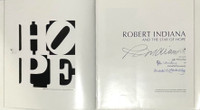 Robert Indiana, Monograph: Robert Indiana and the Star of Hope (hand signed by the artist as well as both writers), 2009