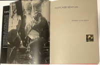 Fletcher Benton, Large hardback monograph (hand signed twice by Fletcher Benton), 1990