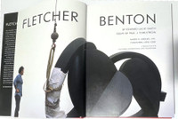 Fletcher Benton, Large hardback monograph (hand signed twice by Fletcher Benton), 1990