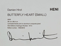 Damien Hirst Butterfly Heart (Small) H7-4, 2020