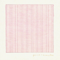 Agnes Martin, Praise (Framed), 1976