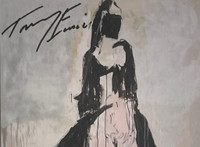 Tracey Emin, Svart katt / Black cat (2008), from the exhibition TRACEY EMIN/EDVARD MUNCH: THE LONELINESS OF THE SOUL (hand signed), 2021