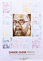 Chuck Close, Process and Collaboration (Hand Signed by Chuck Close), 2004