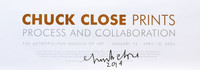 Chuck Close, Process and Collaboration (Hand Signed by Chuck Close), 2004