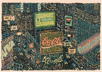 Yvonne Jacquette, Times Square (Overview), 1987