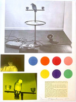 Dennis Oppenheim, Color applications for Chandra (hand signed limited edition), 1977