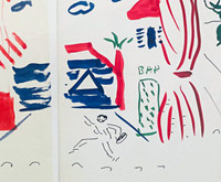 David Hockney, Hockney Paints the Stage (Signed and inscribed to Walker Museum trustees), 1983