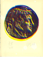 Donald Baechler, Untitled, Alexander the Great,  2001 