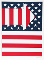 Paul von Ringelheim, AMERICAN FLAG III, 1979