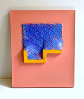 Richard Smith, SEVEN from LOGO SUITE (PINK BLUE), 1971
