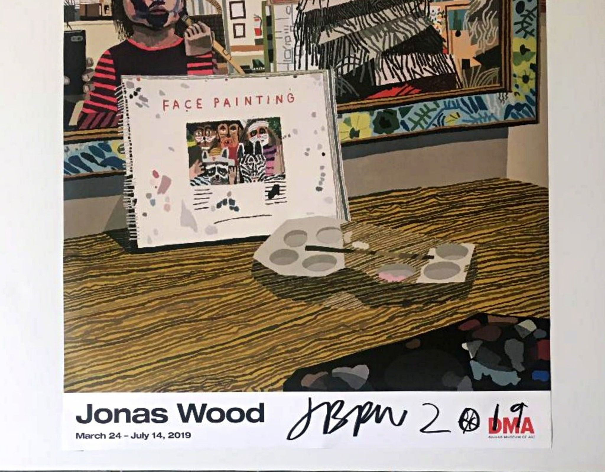 Jonas Wood, Face Painting , 2019 - Alpha 137 Gallery