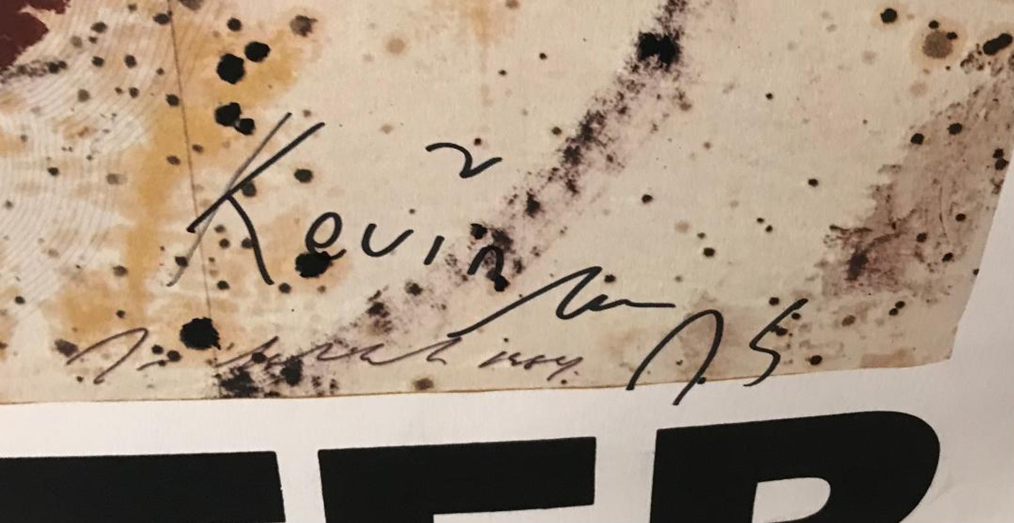Julian Schnabel, Lincoln Center 25 Years (Hand signed and