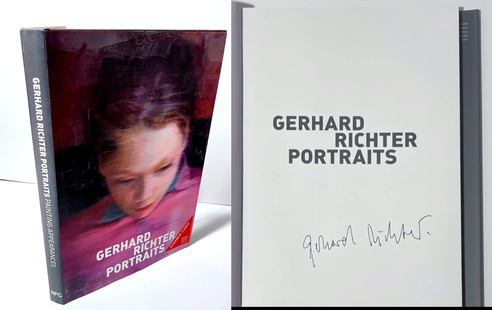 Gerhard Richter, GERHARD RICHTER PORTRAITS (official hand signed copy