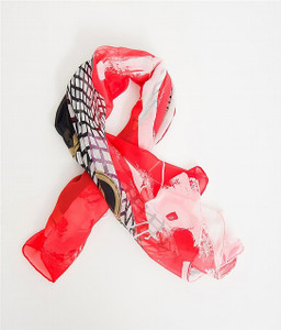 Frank Stella, Geometric Abstraction Scarf (from the Estate of Helen Frankenthaler), 2000