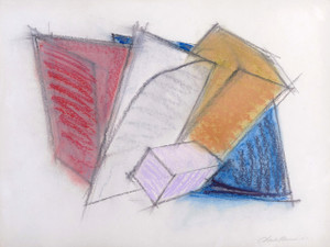 Charles Hinman, Untitled Minimalist Drawing (Geometric Abstraction), 1980 Charles Hinman, Untitled Minimalist Drawing (Geometric Abstraction), 1980