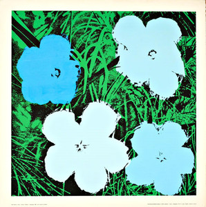 Andy Warhol, Flowers (Blue) Andy Warhol, Flowers (Blue)