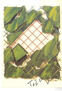 Rare Signed Autographed Postcard of The House of Karl Gustav by WILLIAM TILLYER