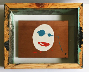 Bruce High Quality Foundation Copper Plate Bruce Shadow Box Sculpture, 2017, Customized wooden shadow box featuring a copper printmaking plate with hand-painted Bruce face. Bruce High Quality Foundation Copper Plate Bruce Shadow Box Sculpture, 2017, Customized wooden shadow box featuring a copper printmaking plate with hand-painted Bruce face.