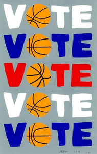 Jonas Wood, VOTE, 2018 Jonas Wood, VOTE, 2018