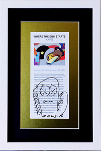 KAWS, Where the End Meets, Unique Ink Drawing, 2016 KAWS, Where the End Meets, Unique Ink Drawing, 2016
