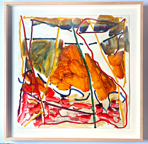 Raymond (Ray) Parker - For Carl, Abstract Expressionist painting, 1972