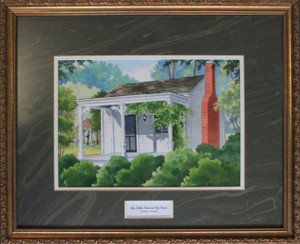 ANN MCCUTCHEN Signed Orig.Painting Helen Keller's Birthplace: Tuscumbia, Alabama