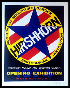 Robert Indiana, Hirshhorn Museum & Sculpture Garden Opening Exhibition, 1974 Robert Indiana, Hirshhorn Museum & Sculpture Garden Opening Exhibition, 1974