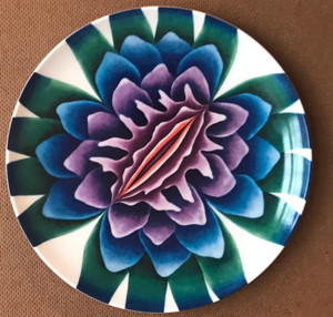 Judy Chicago, Sappho, from the Dinner Party Judy Chicago, Sappho, from the Dinner Party