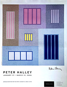 Peter Halley, Imago Galleries, Palm Desert, CA, 2006 (Hand Signed) Peter Halley, Imago Galleries, Palm Desert, CA, 2006 (Hand Signed)