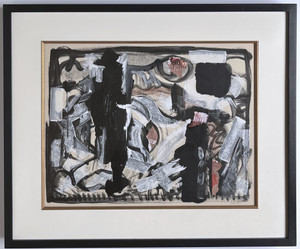 Jack Wolfe, Untitled  Abstract Expressionist work, 1965