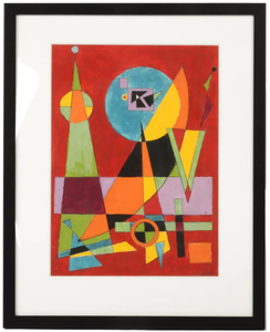 Rolph Scarlett, Untitled geometric abstraction, ca. 1960