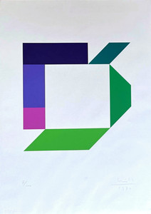 Max Bill, Untitled Mid Century Modern Geometric Abstraction, 1970 Max Bill, Untitled Mid Century Modern Geometric Abstraction, 1970