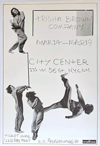 Robert Rauschenberg, Trisha Brown Company (Hand signed and dated)