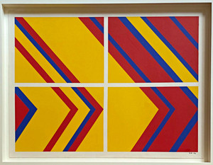 Lyman Kipp Untitled geometric abstraction, 1978 Lyman Kipp Untitled geometric abstraction, 1978