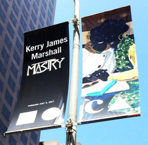 Kerry James Marshall, MOCA LA Street Banner (Museum of Contemporary Art, Los Angeles), 2017 Kerry James Marshall, MOCA LA Street Banner (Museum of Contemporary Art, Los Angeles), 2017