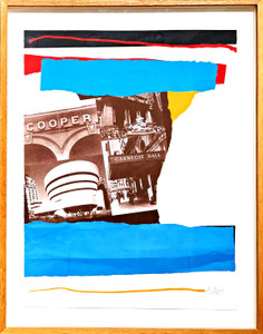 Robert Motherwell, New York Cultural Institutions, from the New York, New York porfolio (Engberg/Banach: 293; Belknap: 260), 1982 Robert Motherwell, New York Cultural Institutions, from the New York, New York porfolio (Engberg/Banach: 293; Belknap: 260), 1982