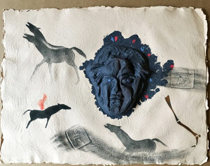 Mary Frank, Untitled 3-D Cast Paper Collage, 1985 Mary Frank, Untitled 3-D Cast Paper Collage, 1985