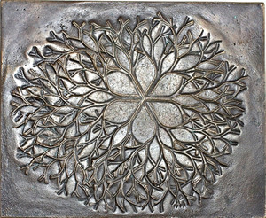 Ruth Asawa Cast Bronze Sculpture Bas Relief "Flower", 1979 Ruth Asawa Cast Bronze Sculpture Bas Relief "Flower", 1979