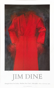 Jim Dine, Jim Dine at Albright Knox poster, 1984 Jim Dine, Jim Dine at Albright Knox poster, 1984