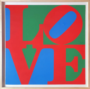 Robert Indiana, LOVE (the original), 39, Sheehan (signed and inscribed by the artist at his 2 Spring Street studio), 1967 Robert Indiana, LOVE (the original), 39, Sheehan (signed and inscribed by the artist at his 2 Spring Street studio), 1967