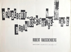 Robert Rauschenberg, Robert Rauschenberg at Leo Castelli (postmarked to artist Ludwig Sander), 1960 Robert Rauschenberg, Robert Rauschenberg at Leo Castelli (postmarked to artist Ludwig Sander), 1960