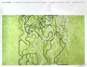 Brice Marden, Elevation Poster (Hand Signed by Brice Marden), 2019 Brice Marden, Elevation Poster (Hand Signed by Brice Marden), 2019