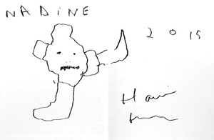 Harmony Korine, Original Drawing (Hand signed and inscribed to Nadine), 2015 Harmony Korine, Original Drawing (Hand signed and inscribed to Nadine), 2015