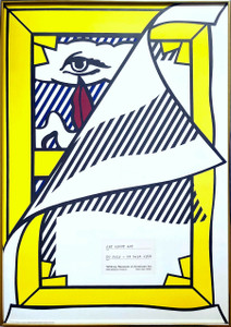 Roy Lichtenstein, Art About Art Whitney Museum of American Art poster, 1978 Roy Lichtenstein, Art About Art Whitney Museum of American Art poster, 1978