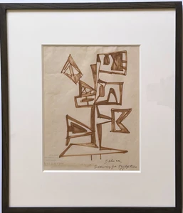 Dorothy Dehner, Untitled mid century modern sculptural study, 1955