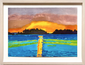 Graham Nickson, Thimble Islands Sky: Dawn IV, 1998 Graham Nickson, Thimble Islands Sky: Dawn IV, 1998