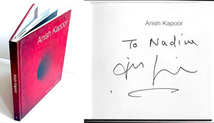 Anish Kapoor, Anish Kapoor (Hand signed and inscribed to Nadine by Anish Kapoor), 1998 Anish Kapoor, Anish Kapoor (Hand signed and inscribed to Nadine by Anish Kapoor), 1998