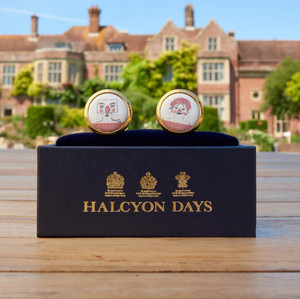 David Hockney, Rake's Progress Bedlam Cufflinks, 2020 David Hockney, Rake's Progress Bedlam Cufflinks, 2020