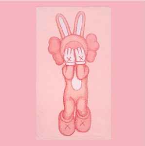 KAWS, 67 inch BFF 100% Cotton Wall Hanging/Beach Towel, 2016 KAWS, 67 inch BFF 100% Cotton Wall Hanging/Beach Towel, 2016