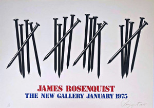 James Rosenquist, Nails, from Monochromes at the New Gallery, 1975 James Rosenquist, Nails, from Monochromes at the New Gallery, 1975